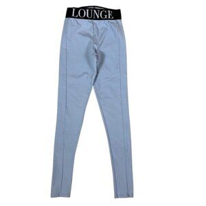 Lounge Leggings‎ Small Blue High Waisted Elastic Waist Active Casual